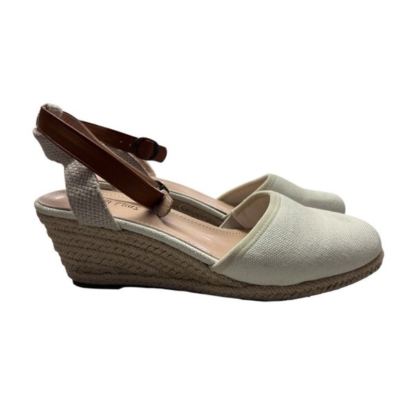 Dream Pairs Espadrille Ankle Strap Wedge Sandals SIZE 9 - Picture 3 of 8